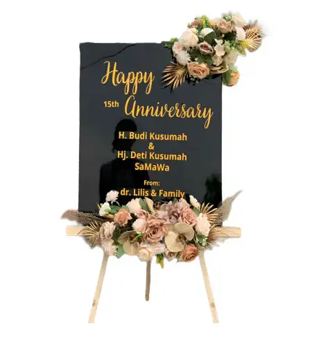 Papan Bunga Akrilik Jiwowetan