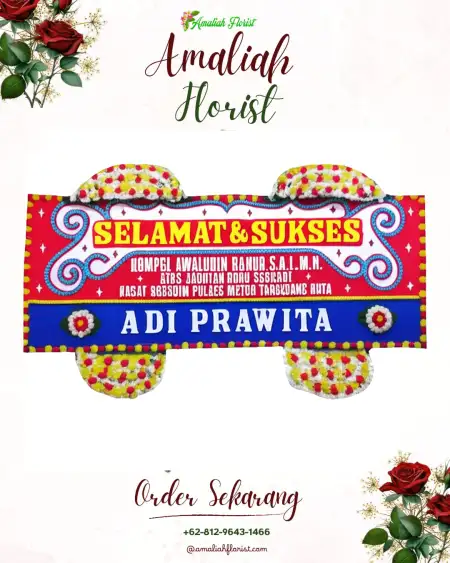 Papan Bunga Ucapan Selamat Jiwowetan