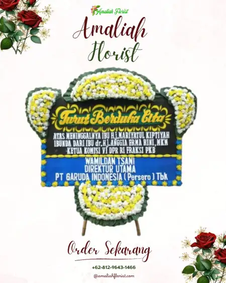 Papan Bunga Duka Jiwowetan